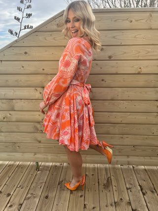 Sonja Dress Orange