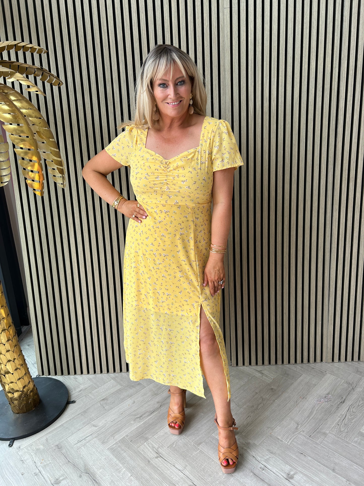 Lilian Midi Yellow