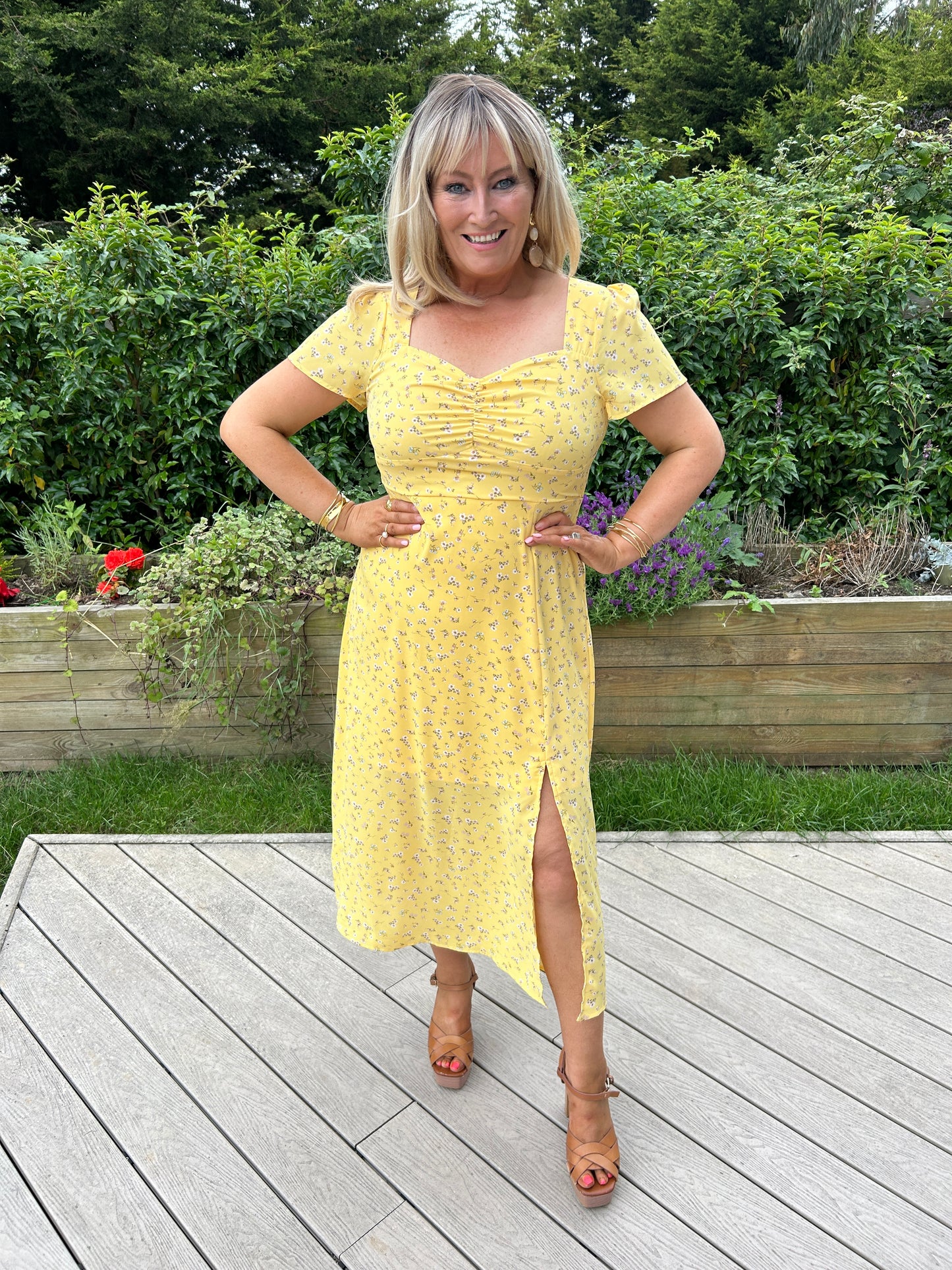 Lilian Midi Yellow