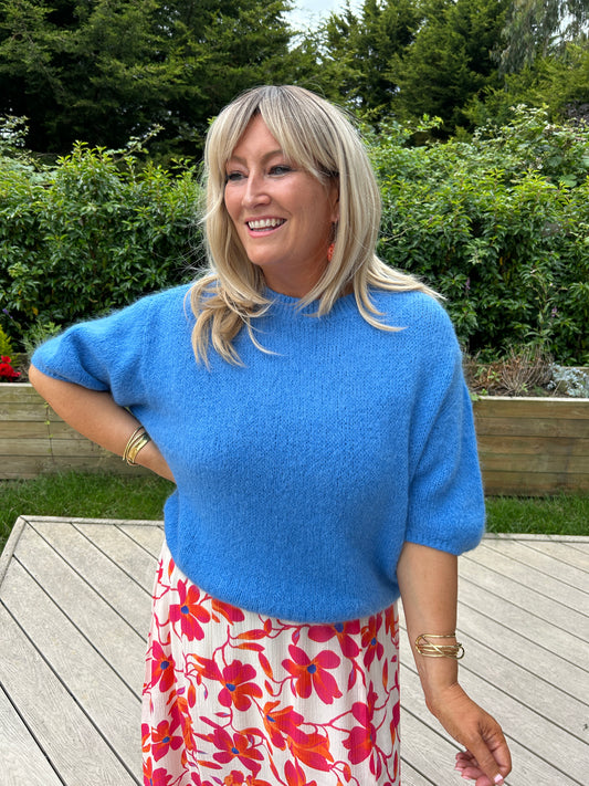 Etta Blue Knit