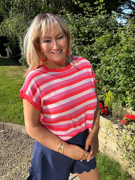 Maddie Top Coral
