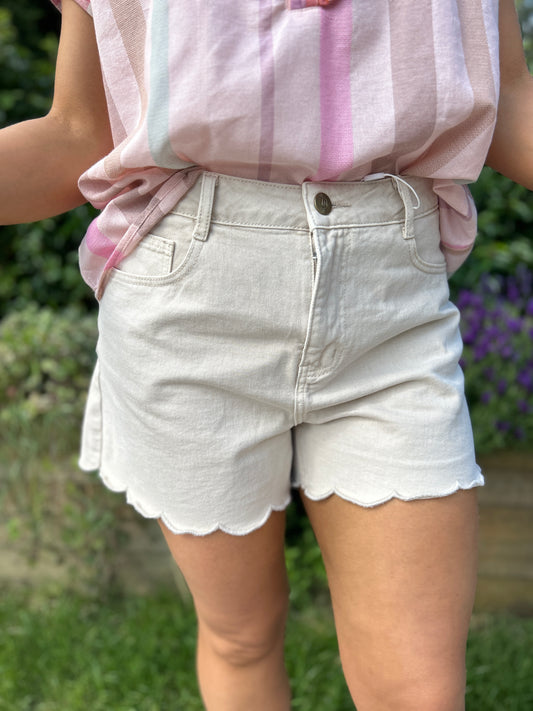 Fleur High Waisted Shorts