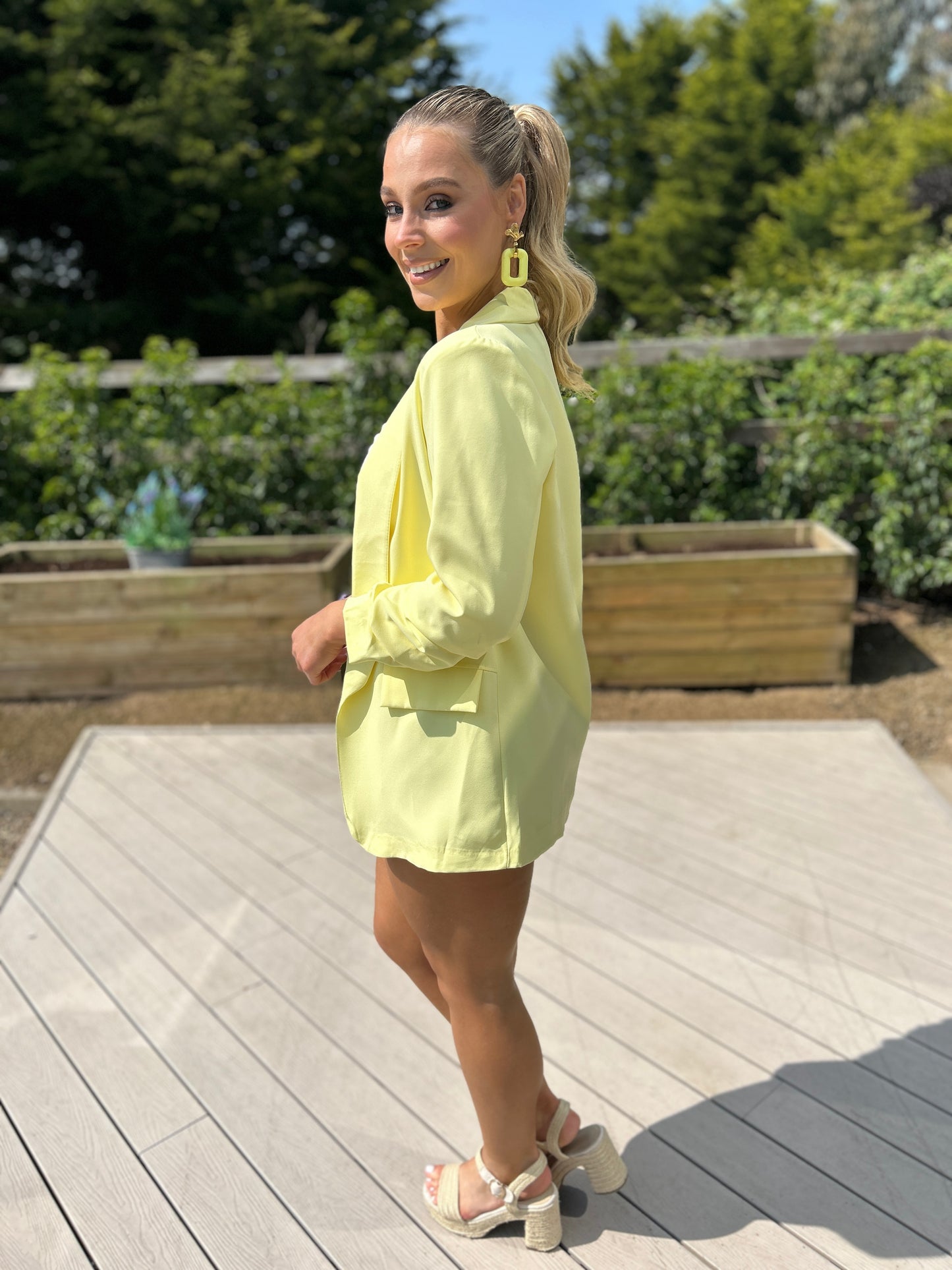 Freya Blazer Lemon