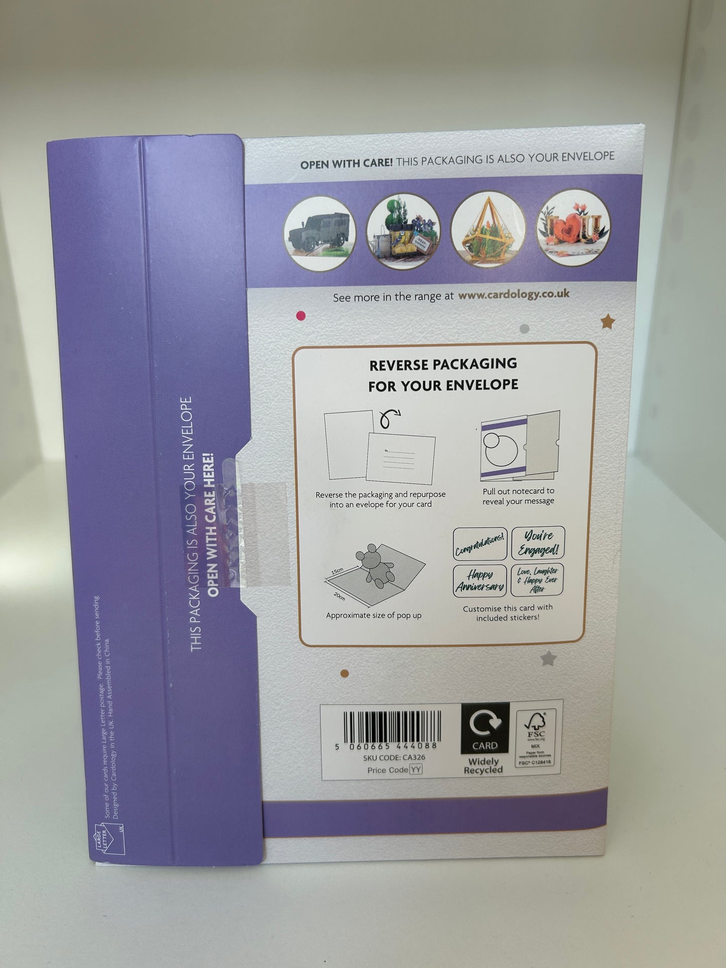 Celebrate Love Pop-up Card