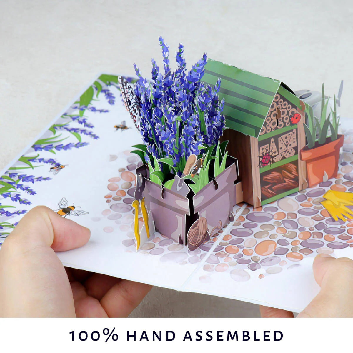 Lavender Pop-up Card