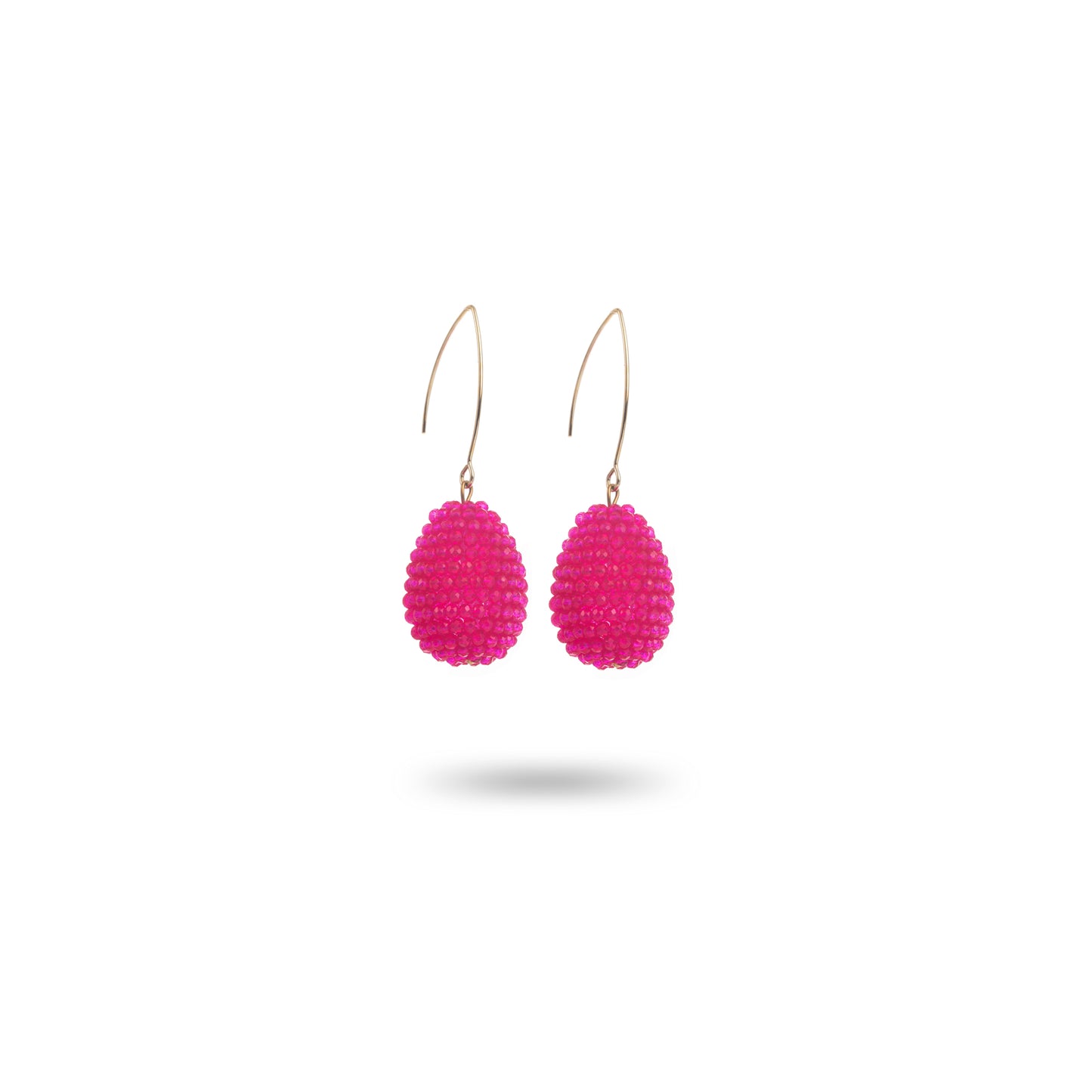 Ola Drop Earring Fuchsia