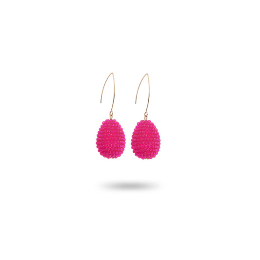 Ola Drop Earring Fuchsia