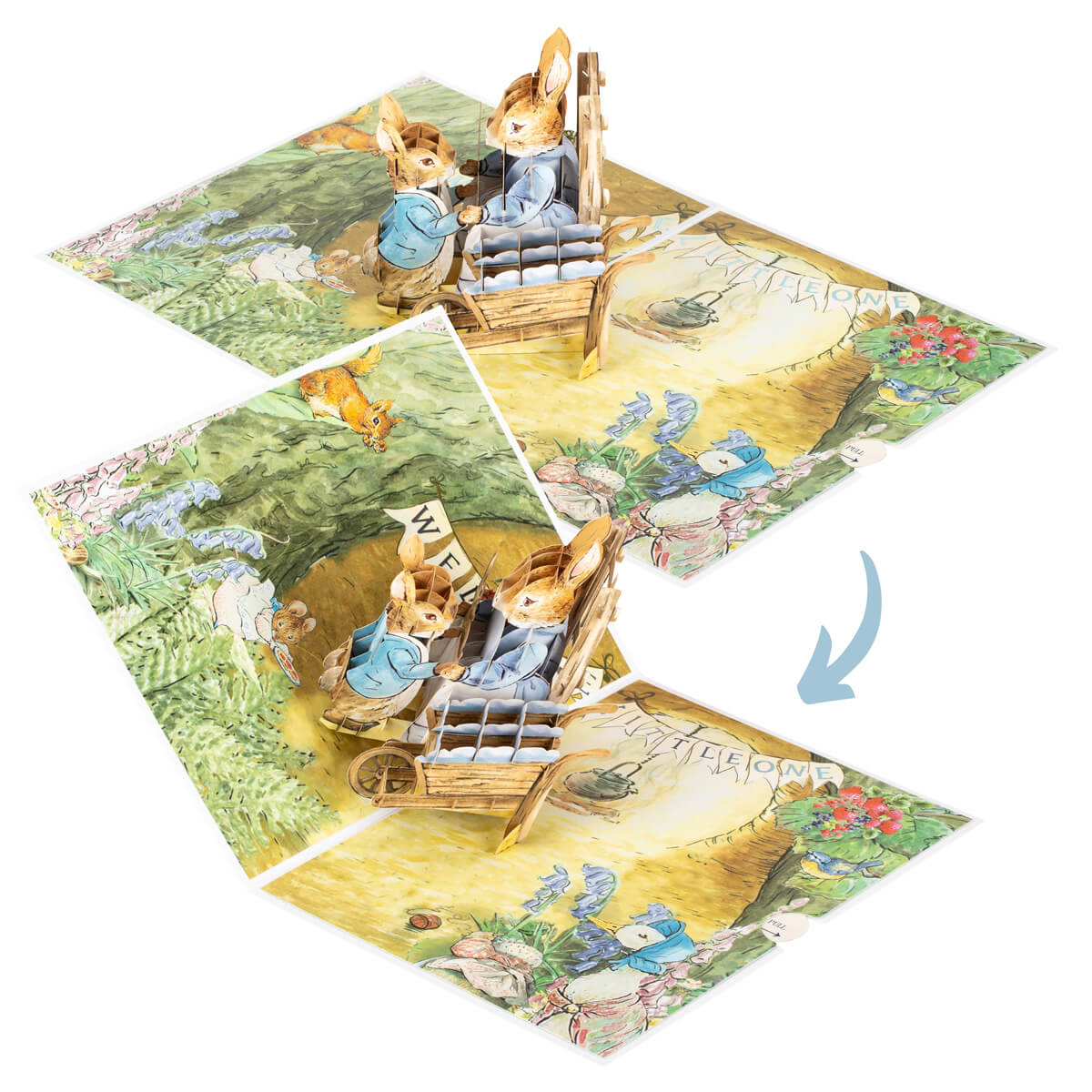 New Baby Boy Pop-up Card