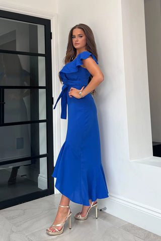 Daphne Cobalt Midi Dress