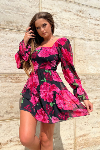 Arianna Floral Mini Dress