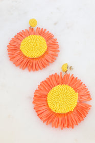Cabana Orange Earrings