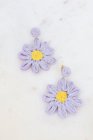 Delia Lilac Earrings