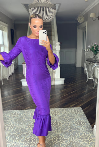 Flora Dress In Purple