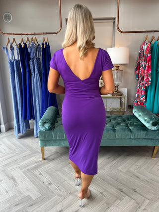 Royally Yours Dress In Violet