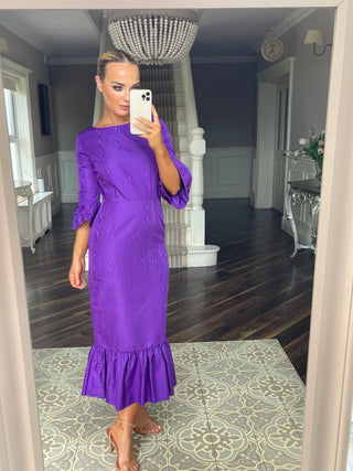 Flora Dress In Purple