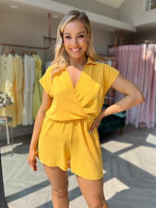 Cassidy Mellow Yellow Playsuit