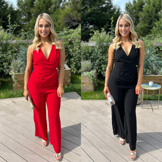 Jools Jumpsuit Red
