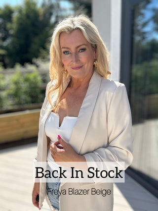 Freya Blazer Beige