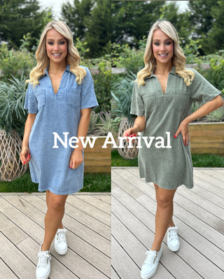 Tom Denim Dress Blue