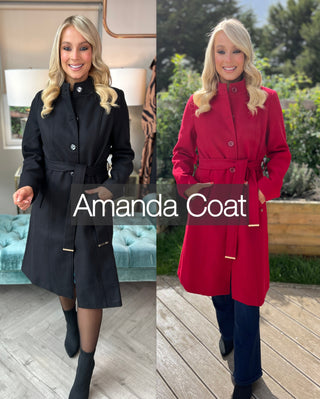 Amanda Coat Black