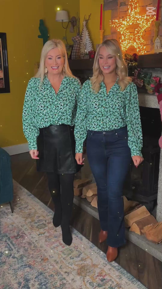 Jasleen Blouse Green