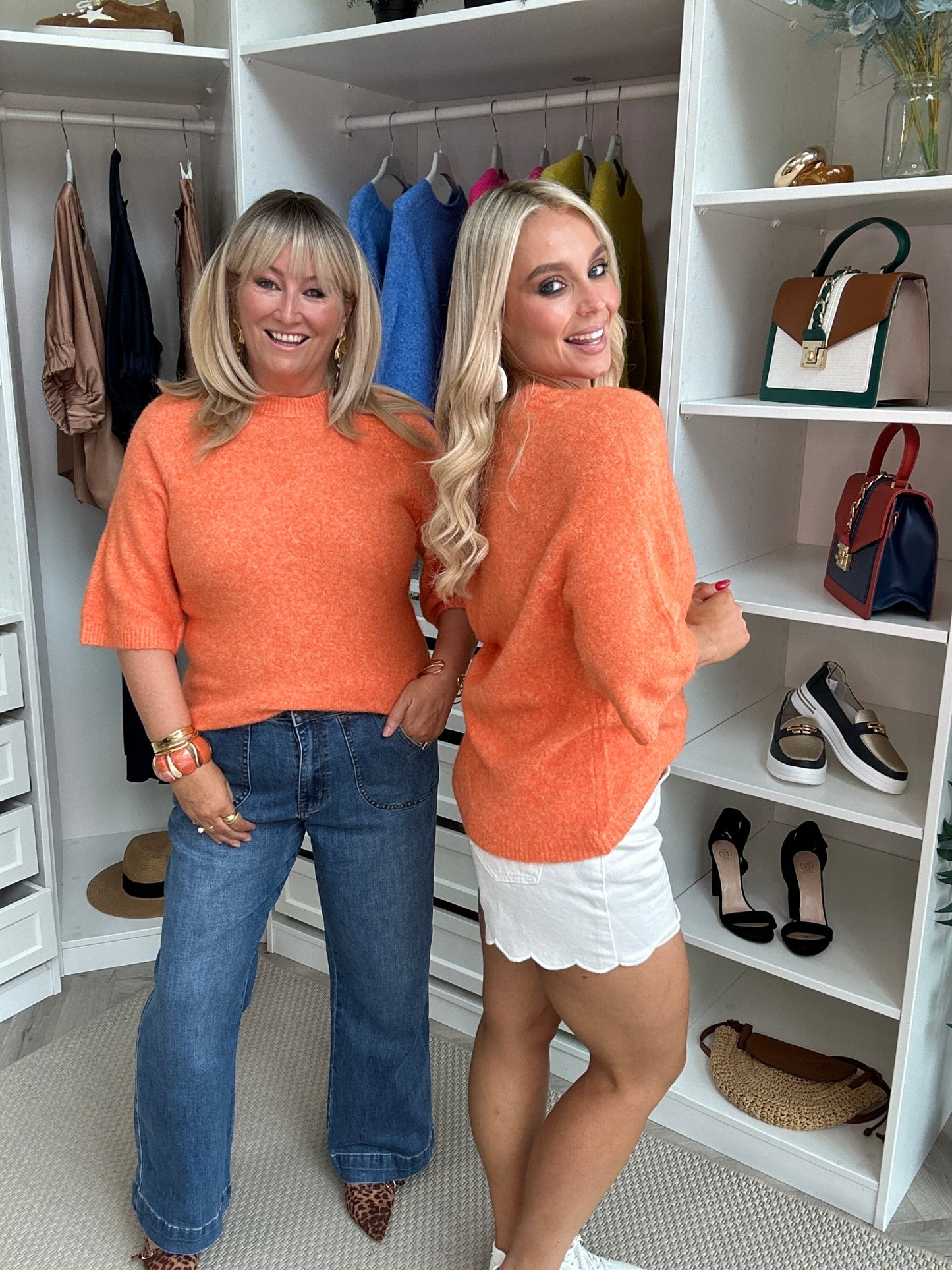 Renee Knit Orange - Image 1