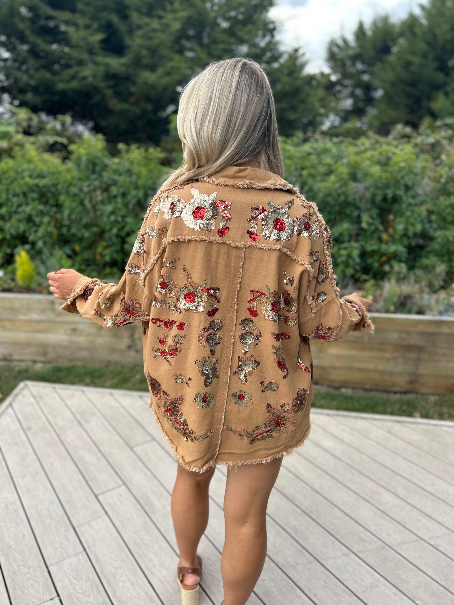 Jewel Jacket Camel