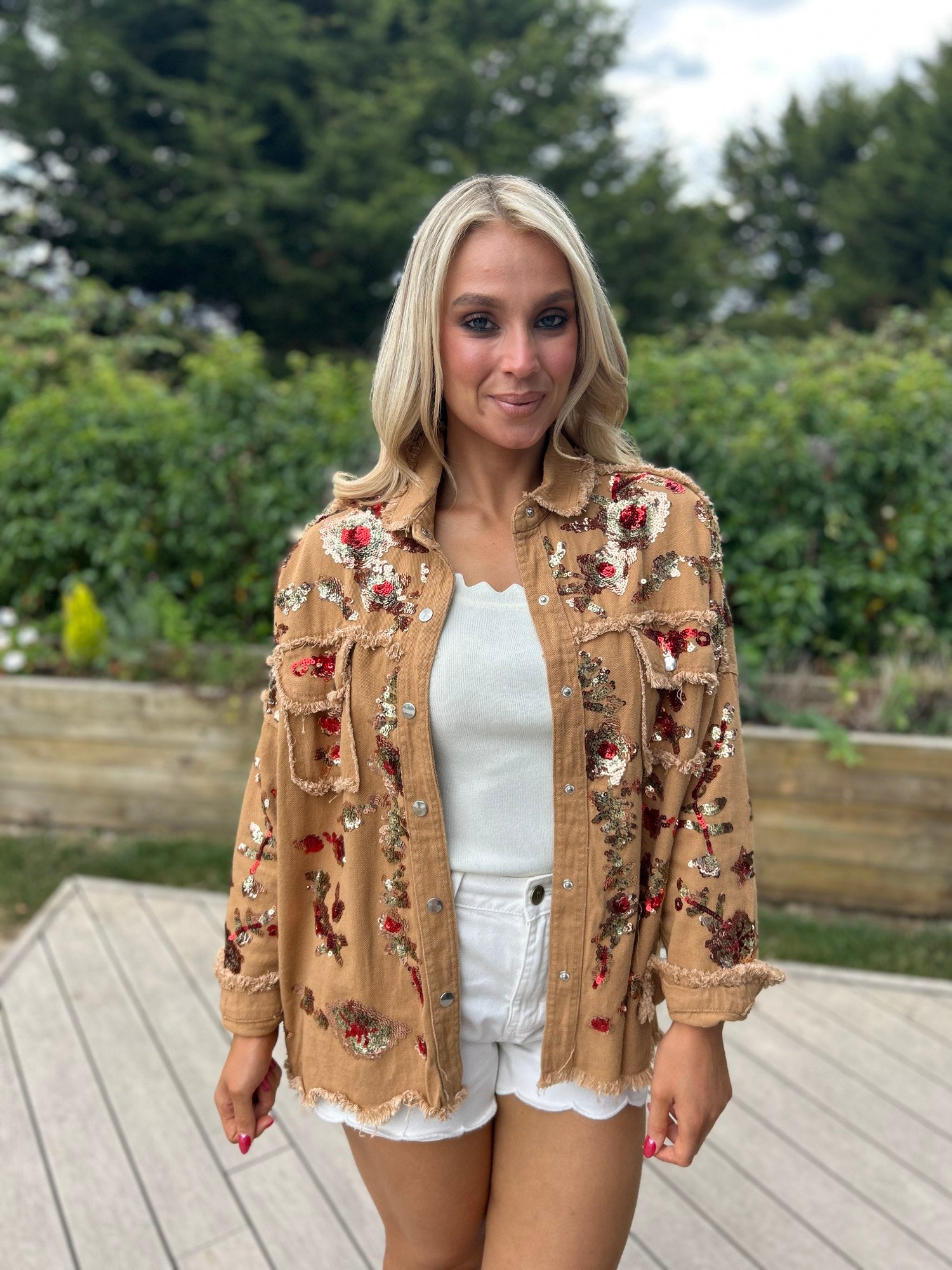 Jewel Jacket Camel