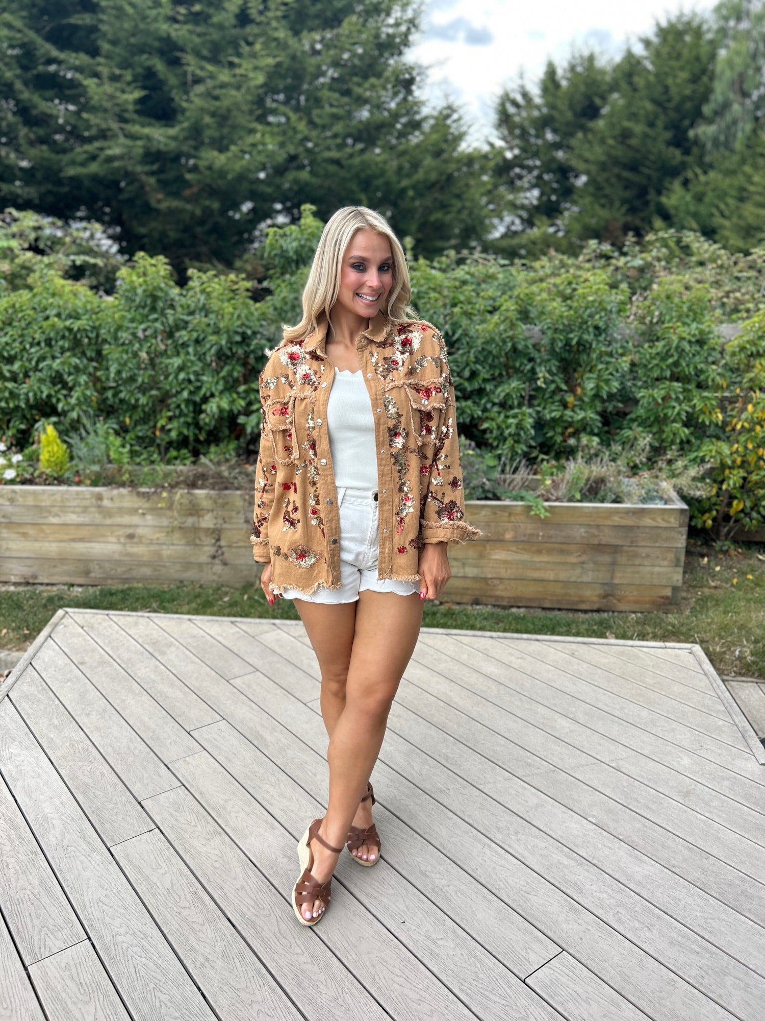 Jewel Jacket Camel