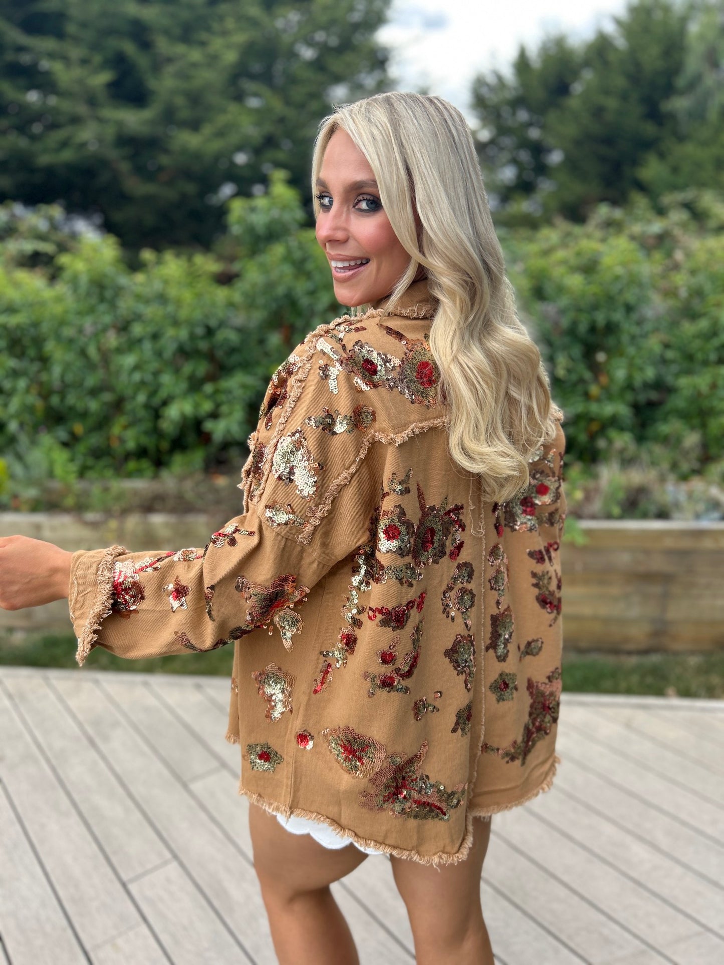 Jewel Jacket Camel