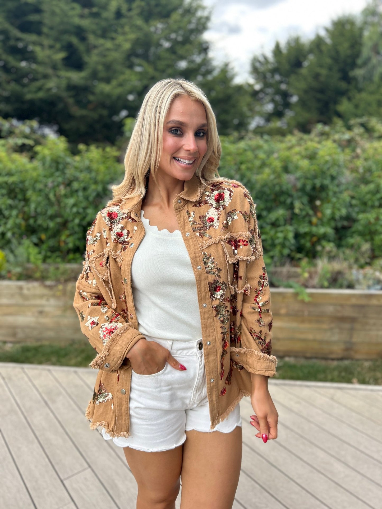 Jewel Jacket Camel