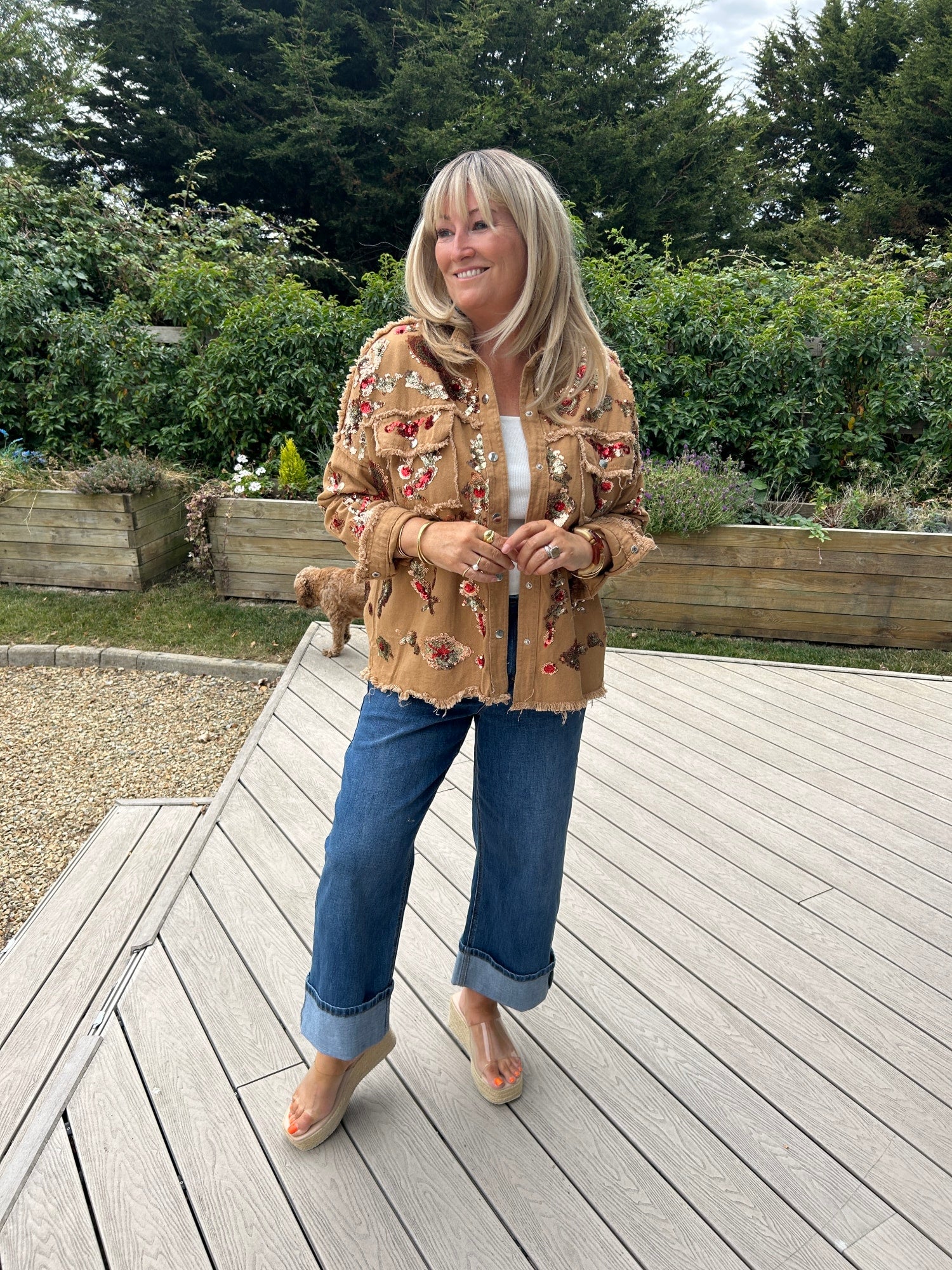 Jewel Jacket Camel