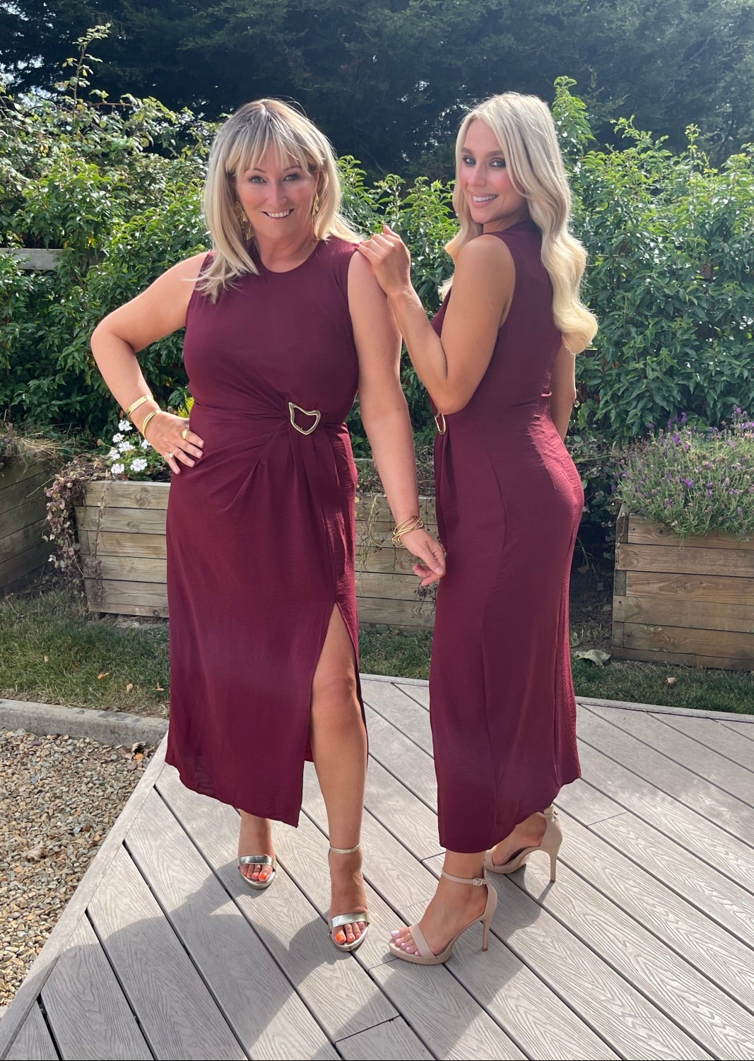 Franceene Dress Bordeaux
