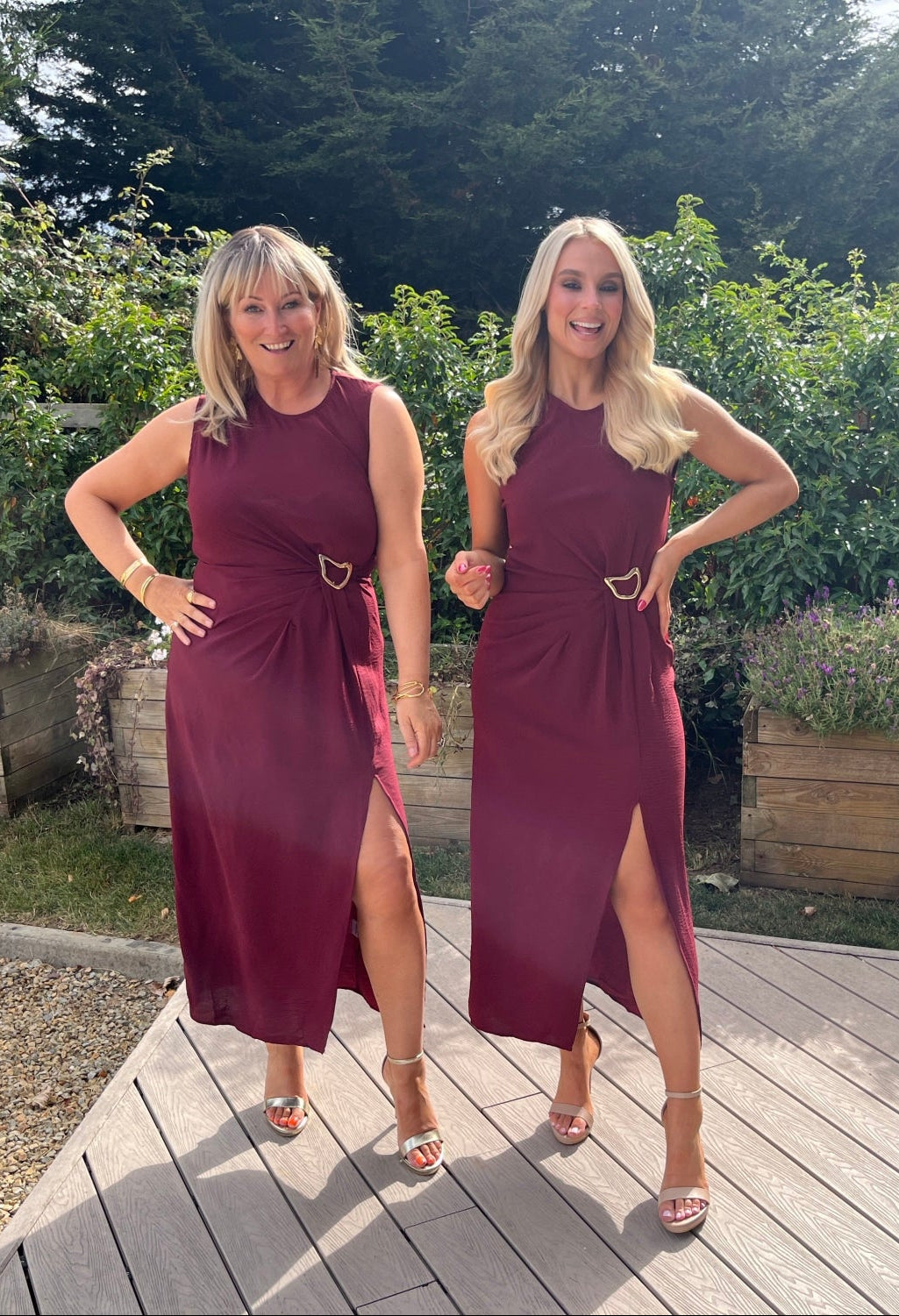 Franceene Dress Bordeaux