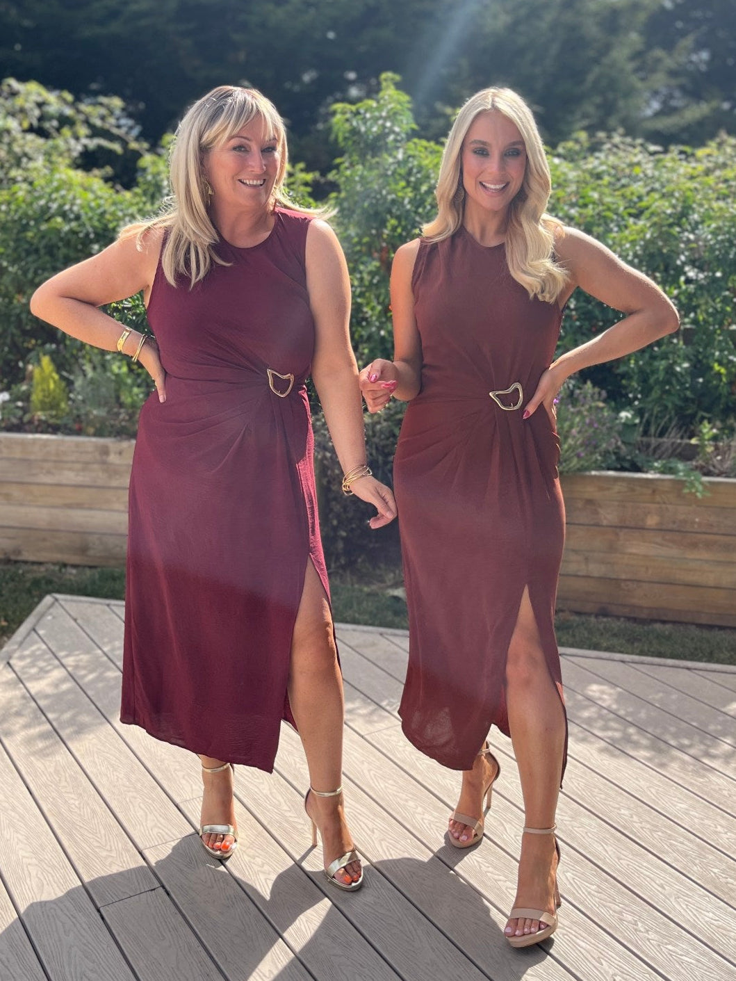 Franceene Dress Bordeaux
