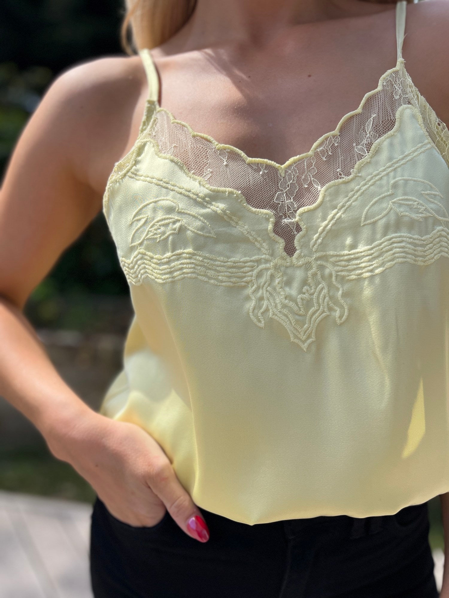 Lake Lace Cami Yellow - Image 1