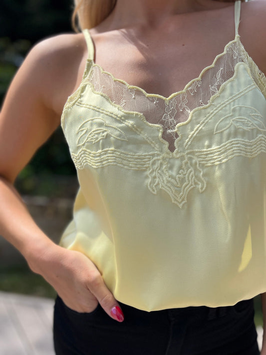 Lake Lace Cami Yellow - Image 1