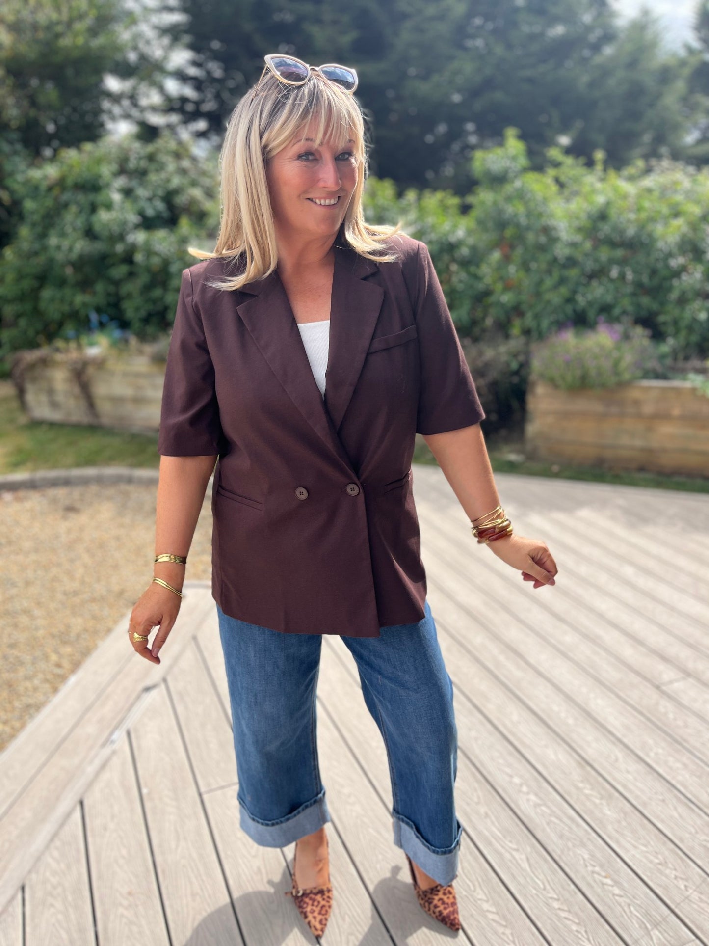 Bailey Blazer Chocolate  - Image 9