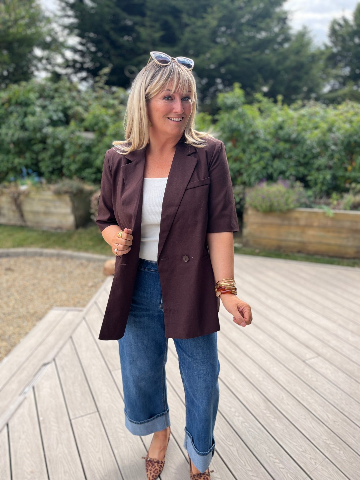 Bailey Blazer Chocolate  - Image 3