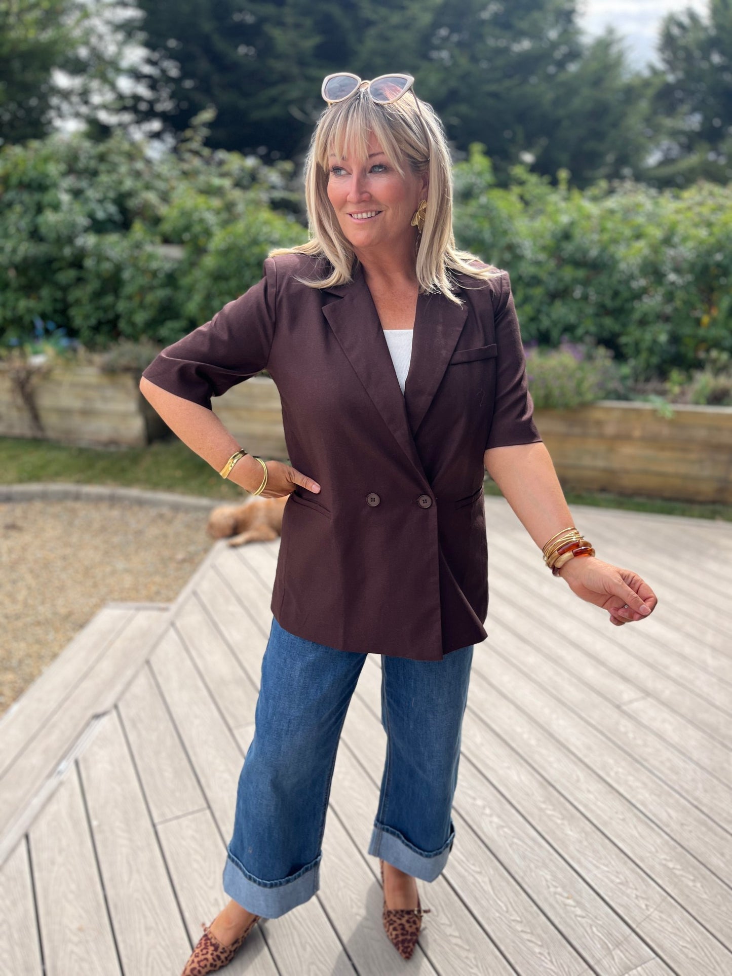 Bailey Blazer Chocolate  - Image 6
