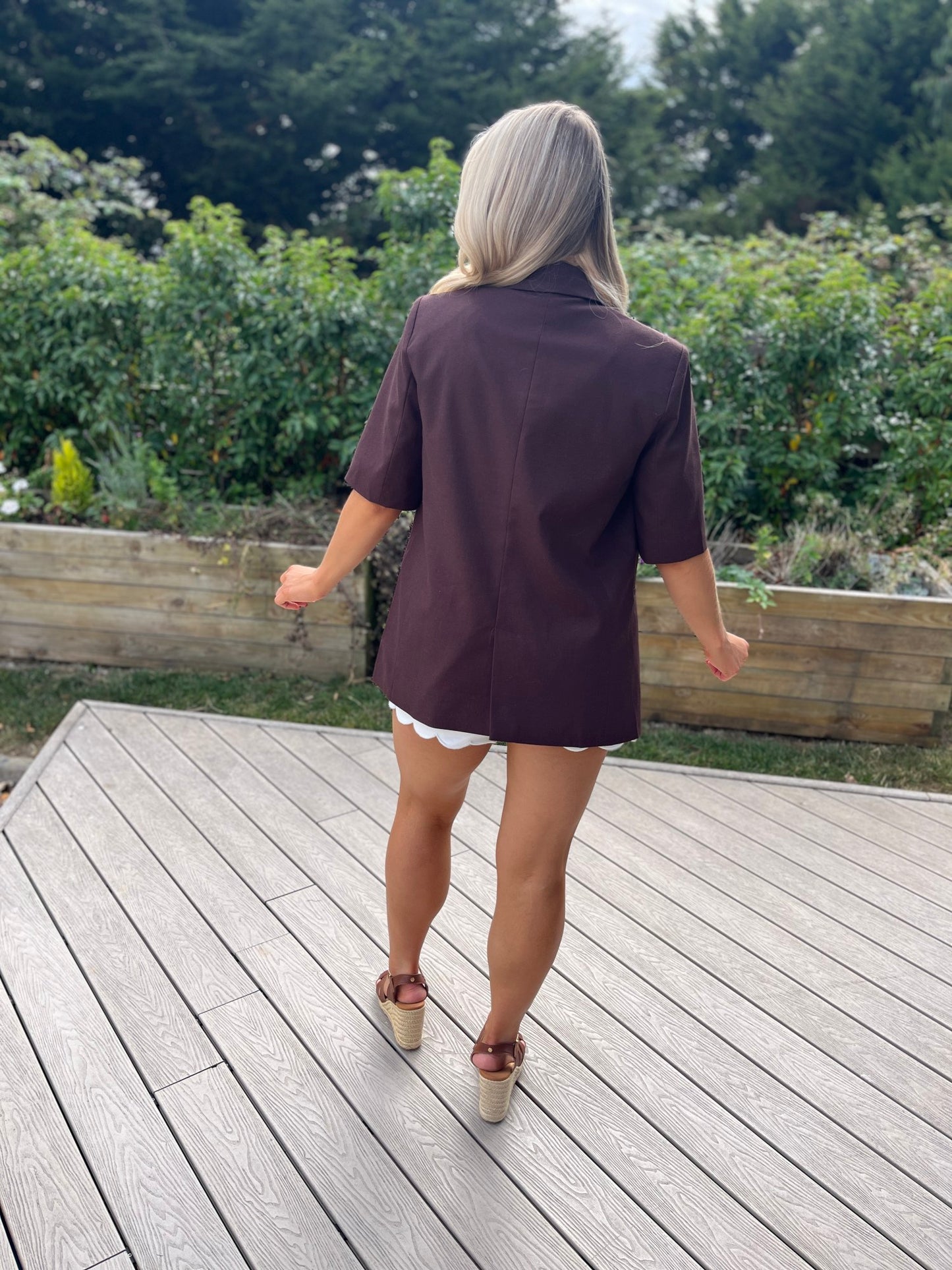 Bailey Blazer Chocolate  - Image 11