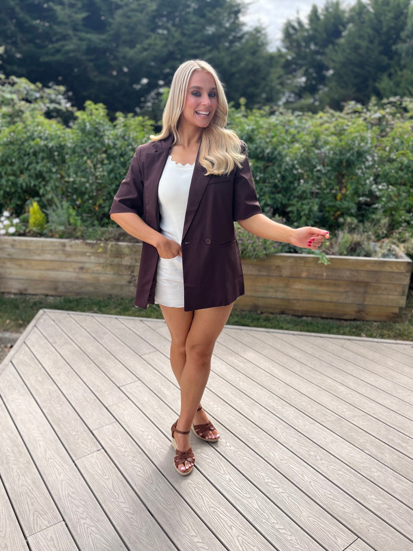 Bailey Blazer Chocolate  - Image 10