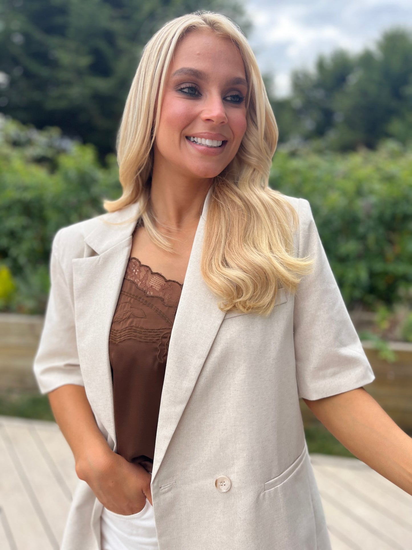 Bailey Blazer Beige - Image 2