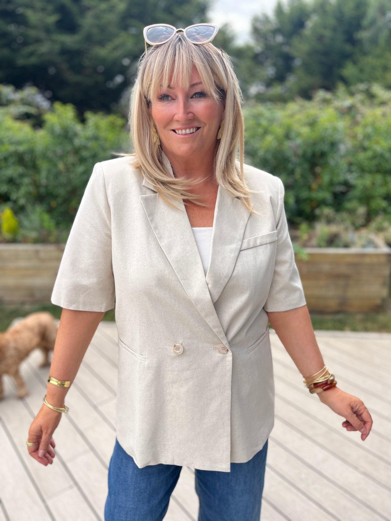 Bailey Blazer Beige - Image 4