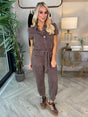 Rae Jumpsuit Chocolate - Image unknown