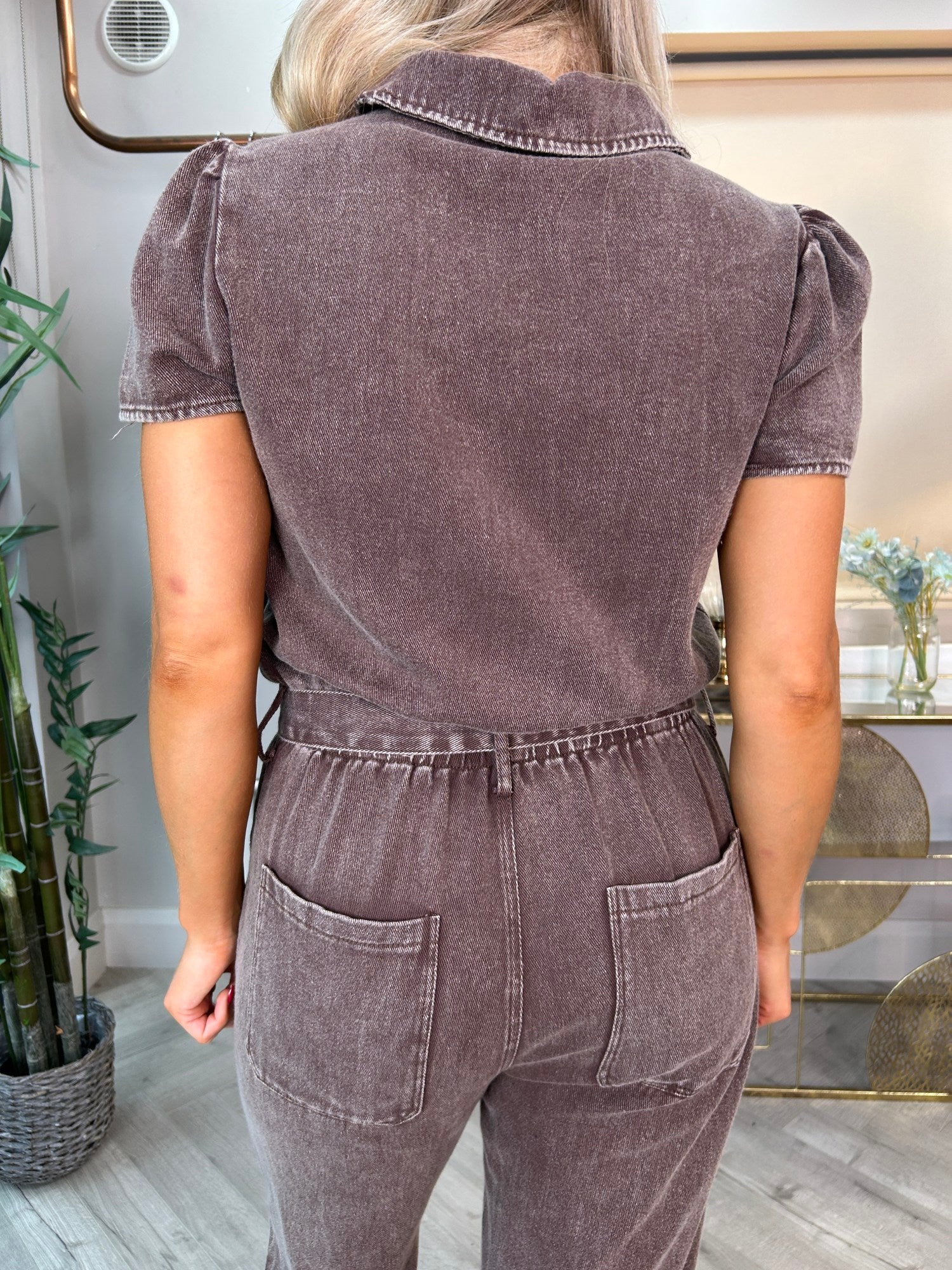 Rae Jumpsuit Chocolate - Image 7
