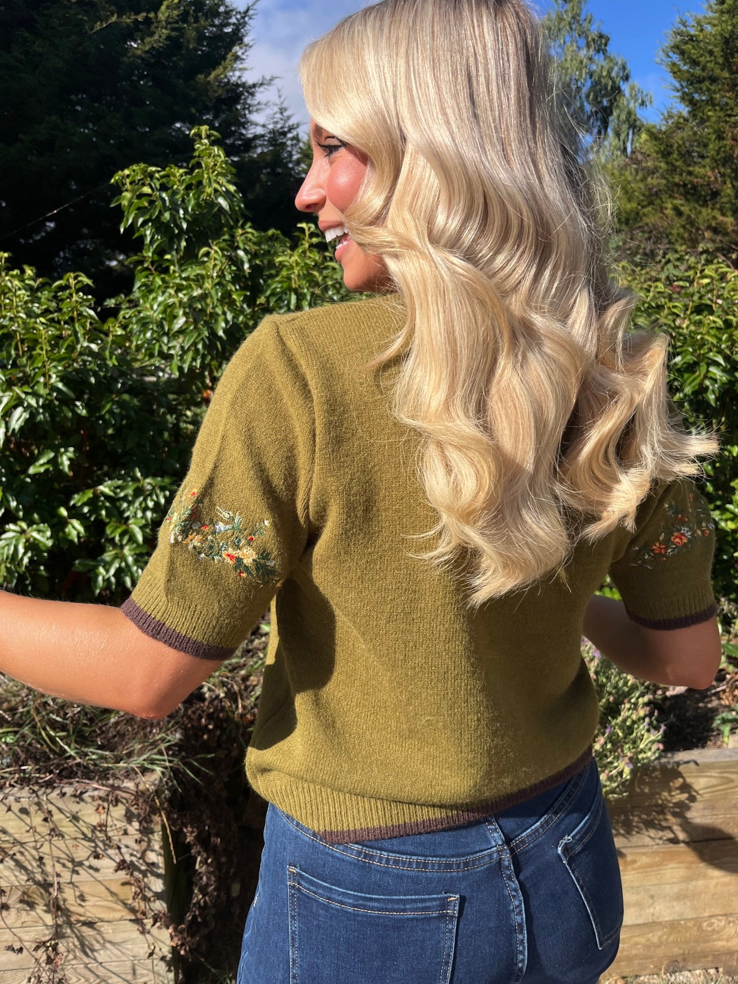 Astrid Knit Olive  - Image 8