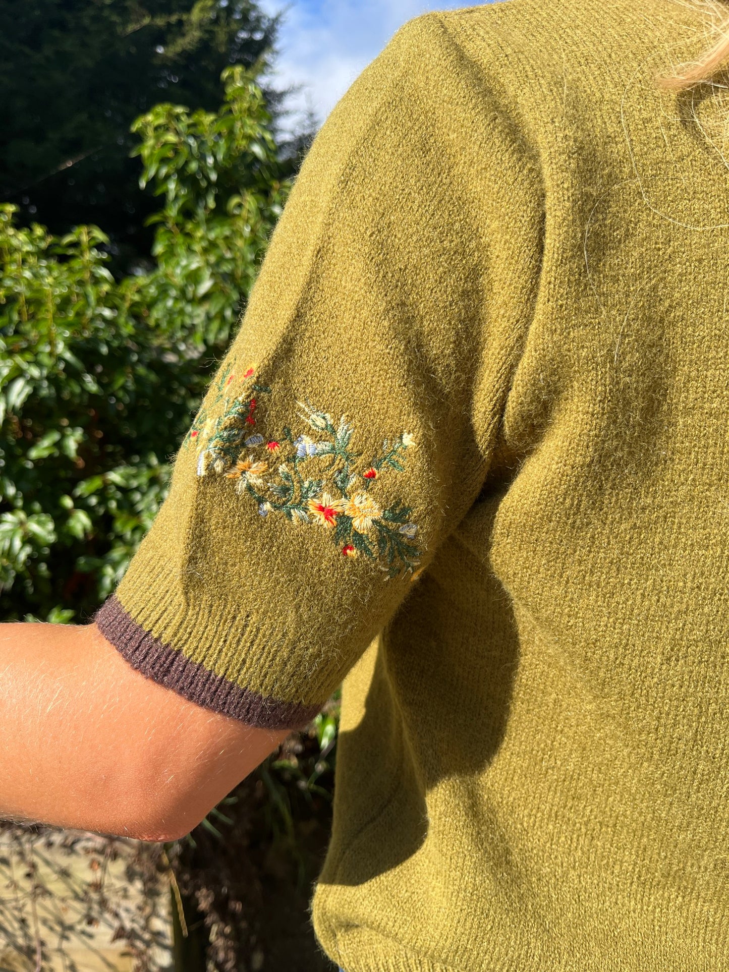 Astrid Knit Olive  - Image 2