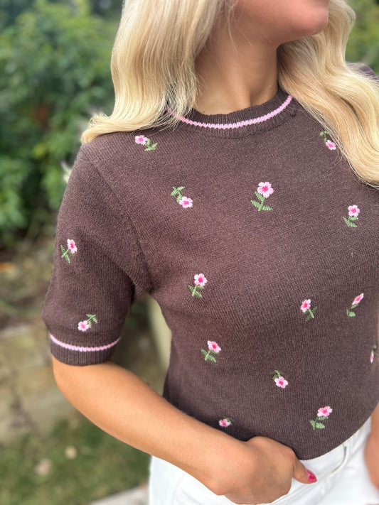 Freya Knit Chocolate