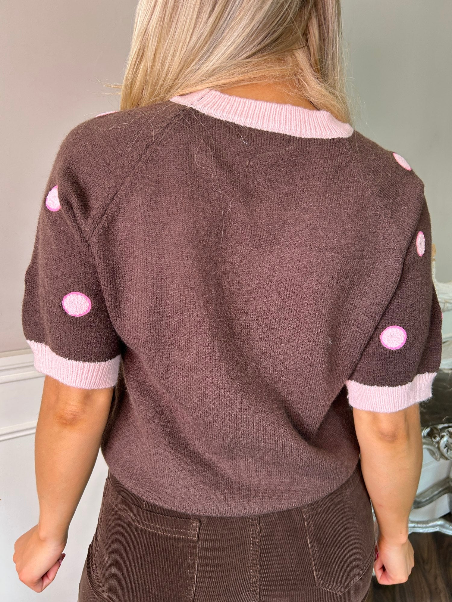 Dott Knit Chocolate  - Image 4